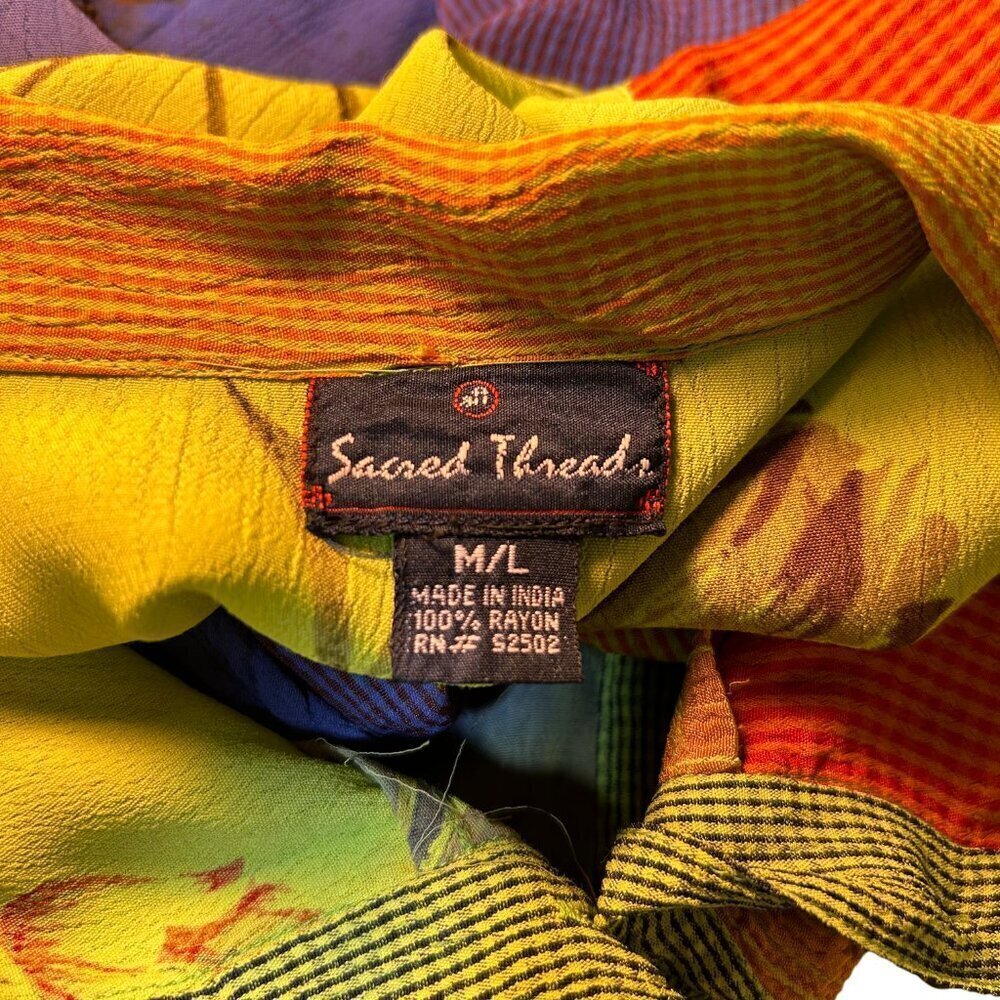 Sacred Threads Multicolor Patchwork Jacket - image 4